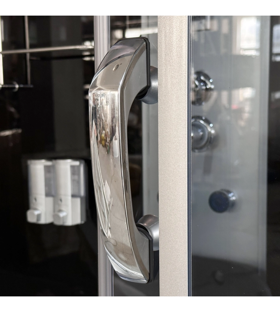 DOCCIA IDROMASSAGGIO DECOR BAGNO "DEMETRA" CON SEDILE 150X85X210 CM